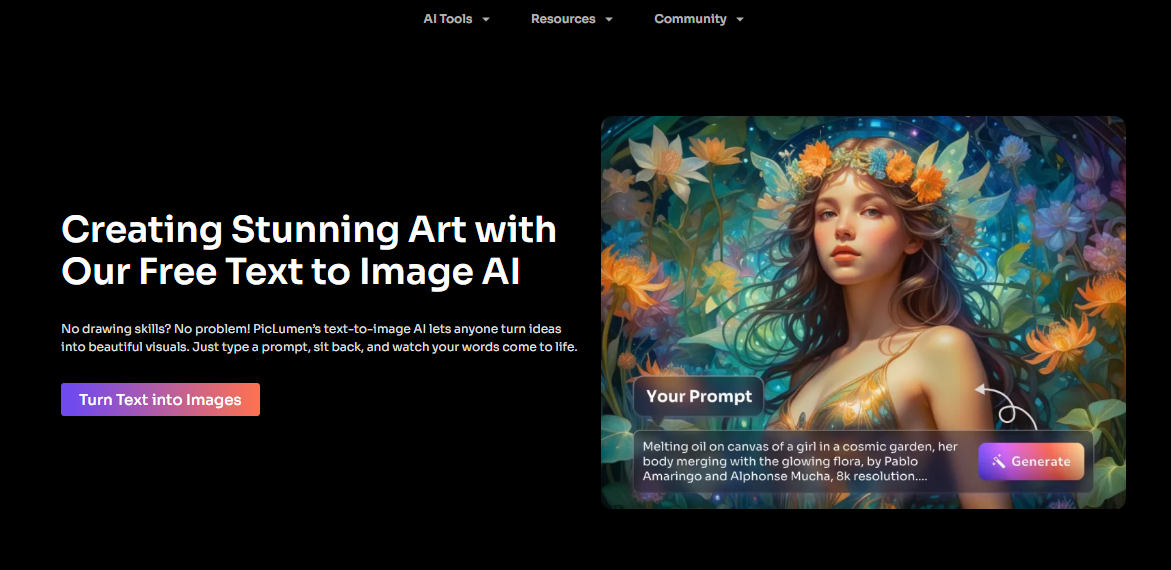 Describe It, See It – PicLumen’s AI Turns Your Ideas into Images!